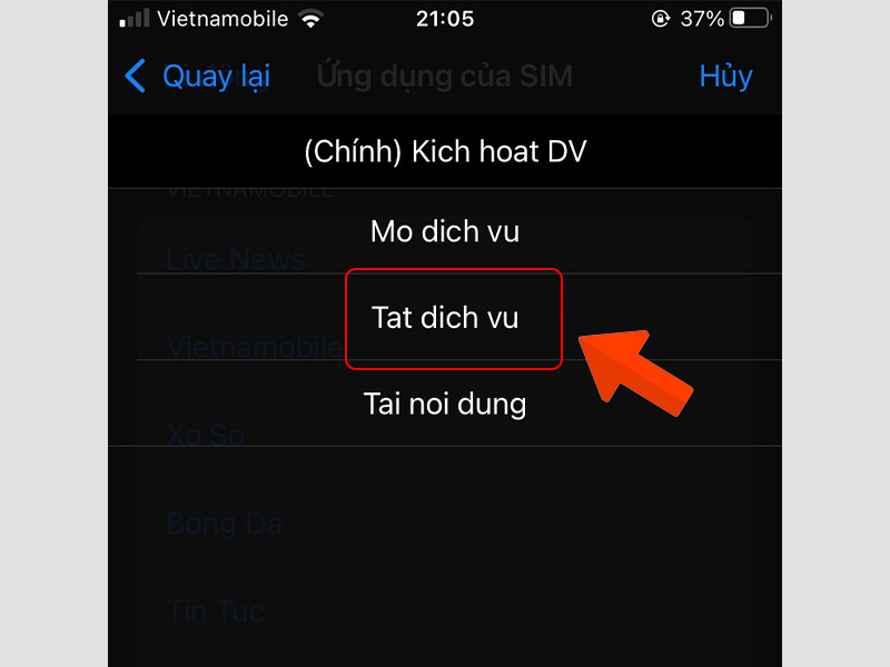 Cách tắt ứng dụng SIM Viettel, Mobi, Vina, Vietnamobile nhanh chóng